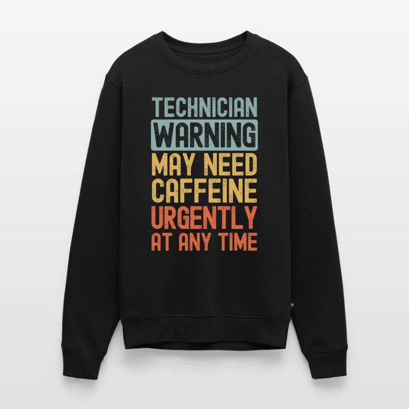Techniker brauchen dringend Kaffee Männer Premium Bio Pullover