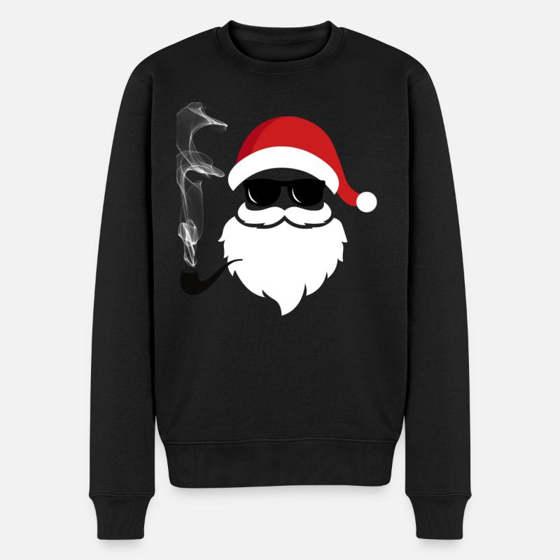 Mauvais Père Noël - Pull Premium bio Homme - noir
