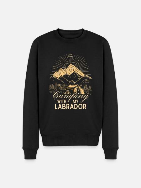 Labrador Camping Zelten - Pull Premium bio Homme - noir