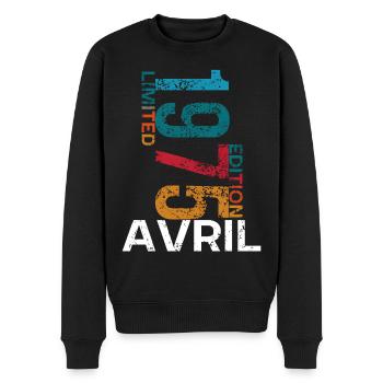 Legend 1975 50th Birthday Gifts for Men Women 50 Y - Pull Premium bio Homme - noir - Devant - Nico (187cm)
