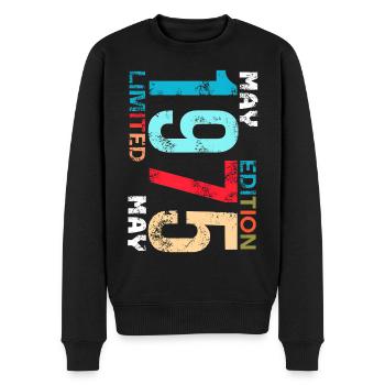 Legend 1975 50th Birthday Gifts for Men Women 50 Y - Pull Premium bio Homme - noir - Devant - Nico (187cm)