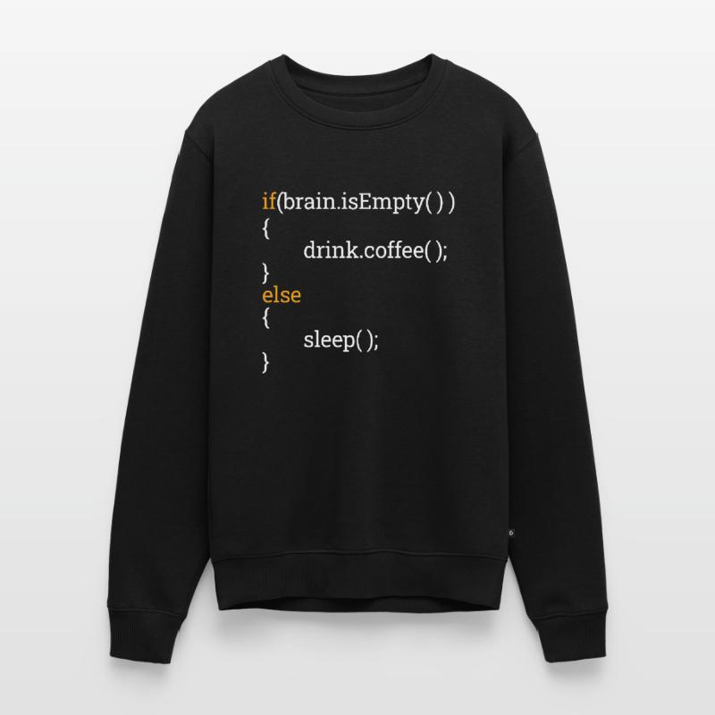 Programmierer Informatik Student Müde Kaffee C++ Männer Premium Bio Pullover