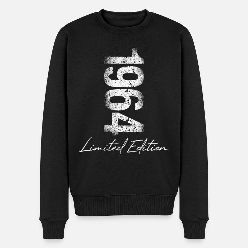 Geburtstag 1964 Limited Edition Geschenk Used Cool - Männer Premium Bio Pullover - Schwarz