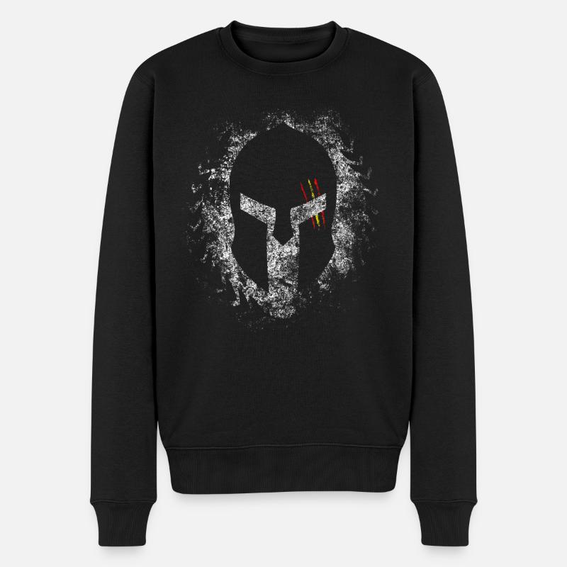 Espagne spartiate. Gladiator Français - Pull Premium bio Homme - noir