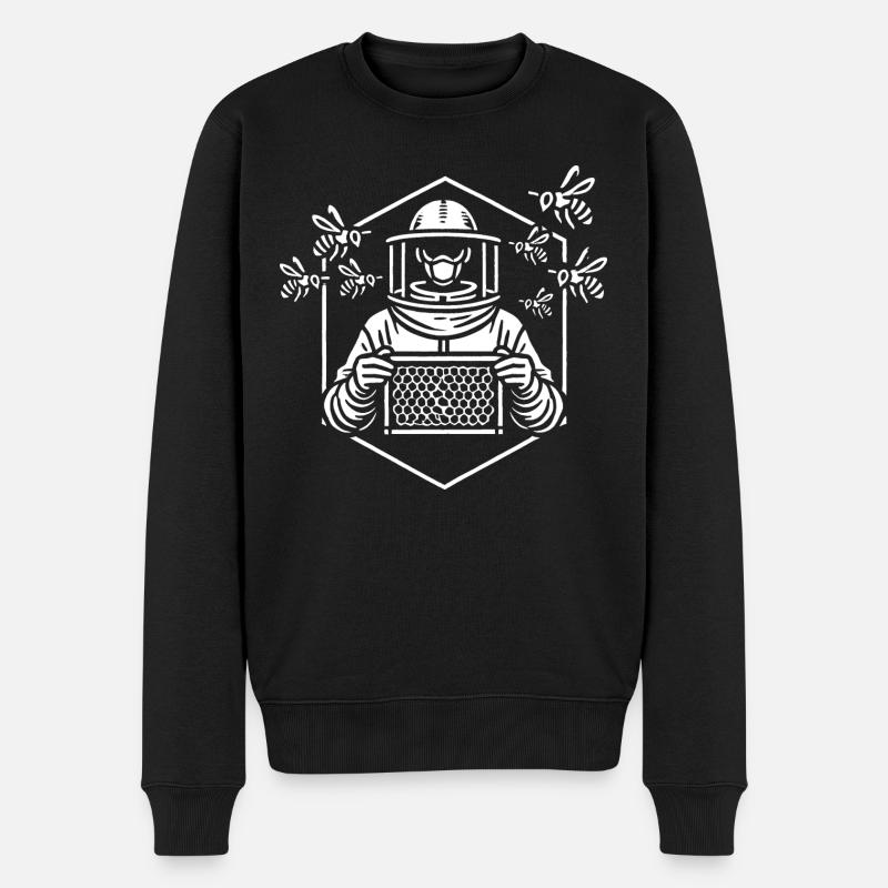 Conception d’apiculteur - Pull Premium bio Homme - noir