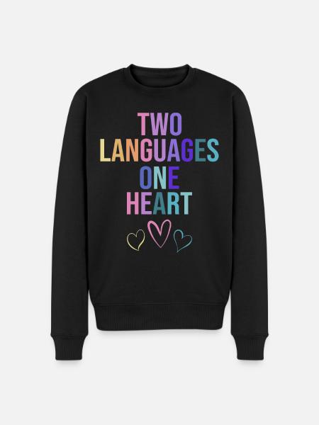 Éducation Bilingue Humour Enseignant - Pull Premium bio Homme - noir