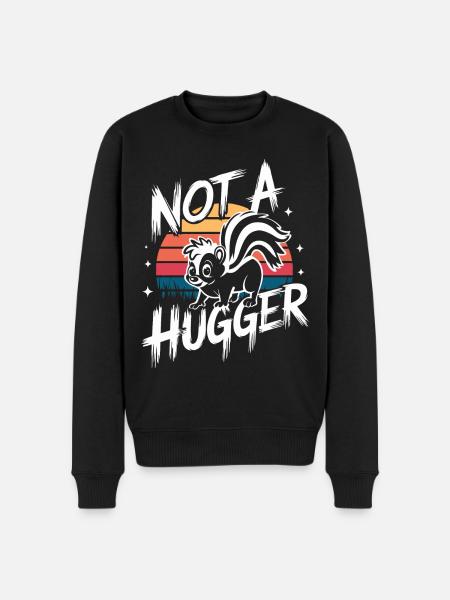 Skunk Zoo Animals - Men's Premium Organic Jumper - black