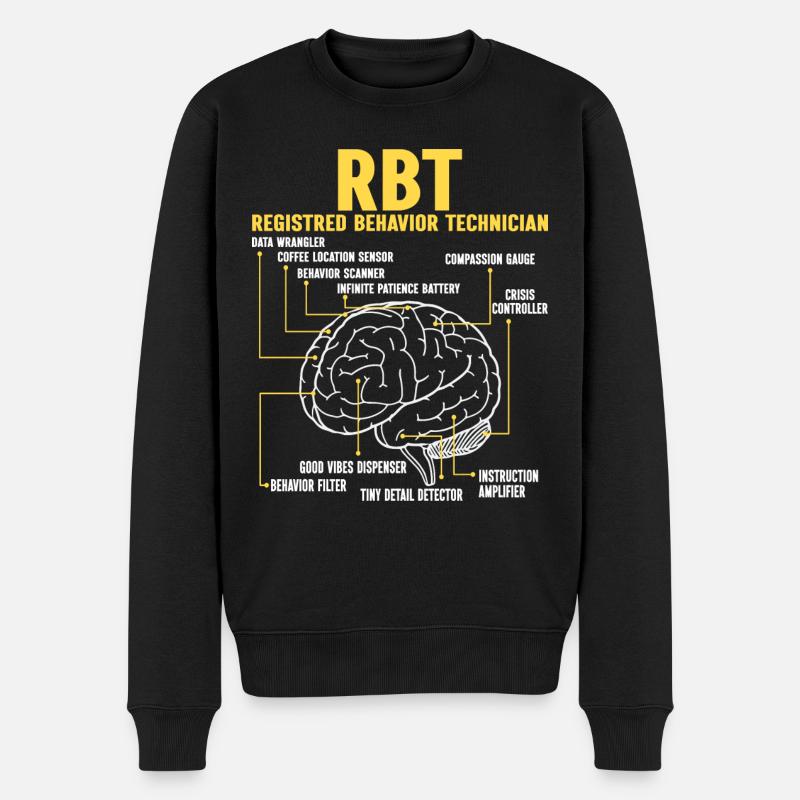 Certified Behavioral Technician - Men's Premium Organic Jumper - black