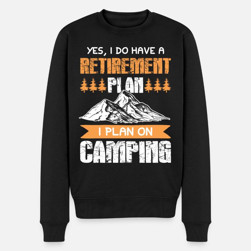 Camping-car - Pull Premium bio Homme - noir