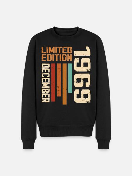 December 1969 - 1969 December - Men's Premium Organic Jumper - black