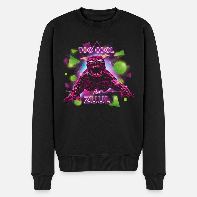 Ghostbusters Too Cool For Zuul - Männer Premium Bio Pullover - Schwarz