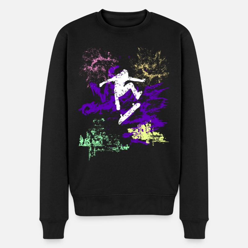 Patineur - Pull Premium bio Homme - noir