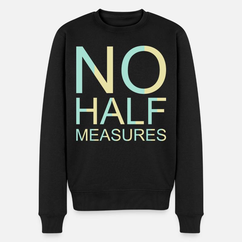Graphique sans demi-mesures - Pull Premium bio Homme - noir