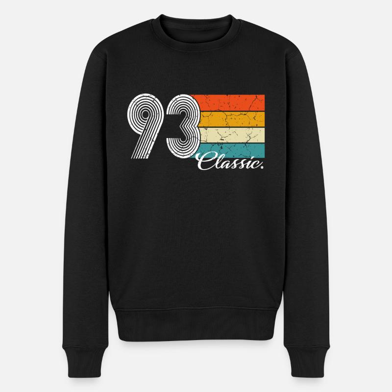 1993 Édition Limitée,1993 Gif d’anniversaire classique - Pull Premium bio Homme - noir