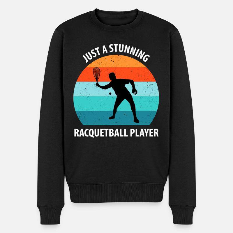 Racqueetball - Pull Premium bio Homme - noir