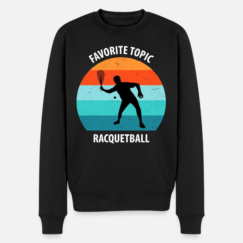 Racqueetball - Pull Premium bio Homme - noir