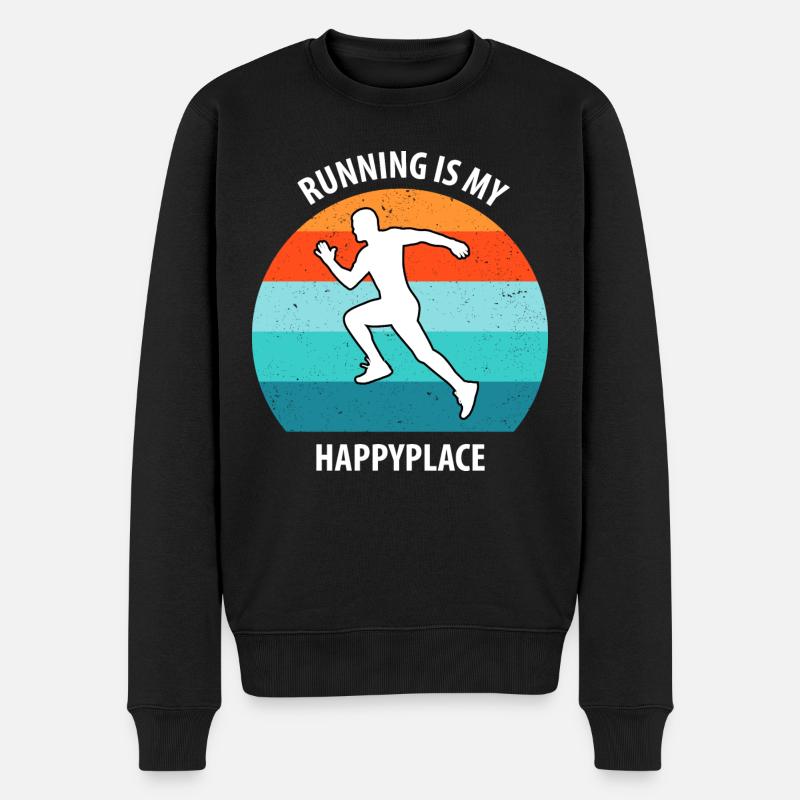 Faire du jogging - Pull Premium bio Homme - noir