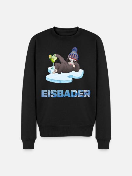 eisbaden winterbader cool icebath kälteresistent - Männer Premium Bio Pullover - Schwarz