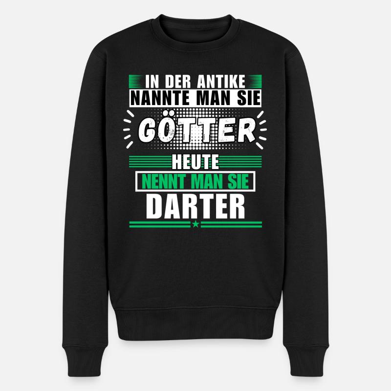 Men become darters - Men's Premium Organic Jumper - black