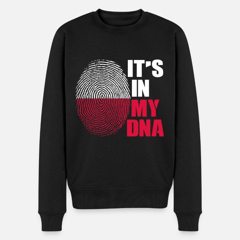 Pologne - Pull Premium bio Homme - noir