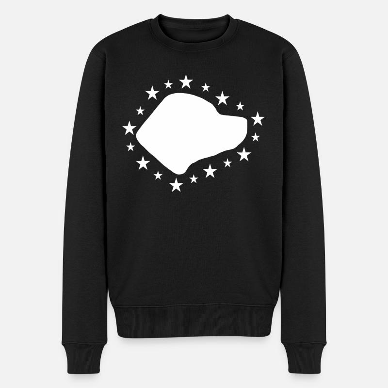 Labrador - Männer Premium Bio Pullover - Schwarz