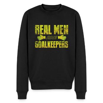 Gardien de but - Pull Premium bio Homme - noir - Devant - Nico (187cm)