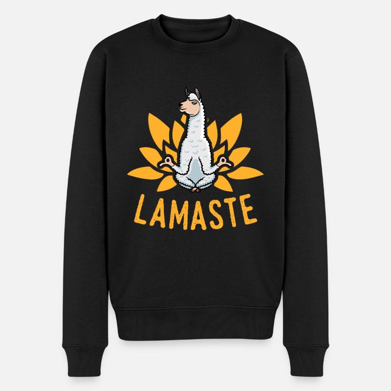 Lamaste Lama - Pull Premium bio Homme - noir