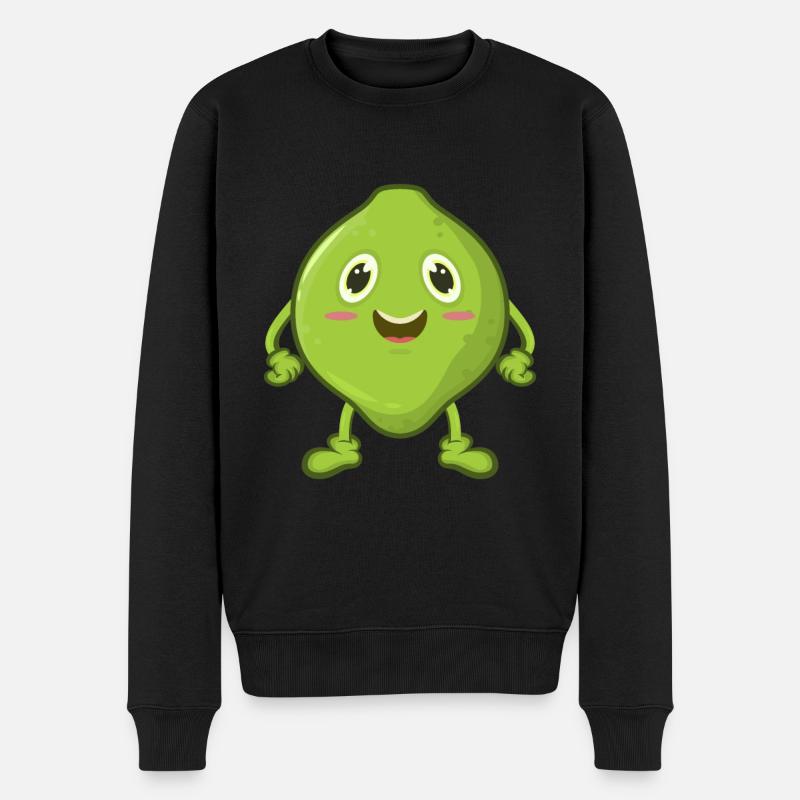 Bande dessinée à la chaux - Pull Premium bio Homme - noir