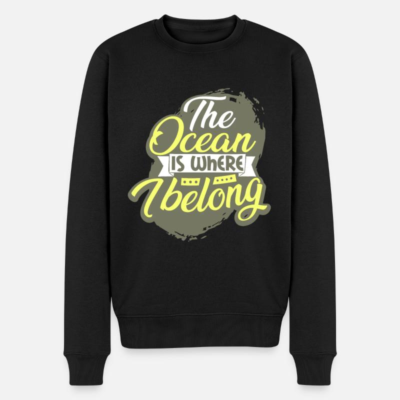 Plongée plongée - Pull Premium bio Homme - noir