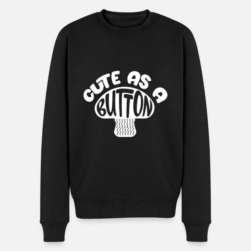 Doux comme un bouton - Pull Premium bio Homme - noir