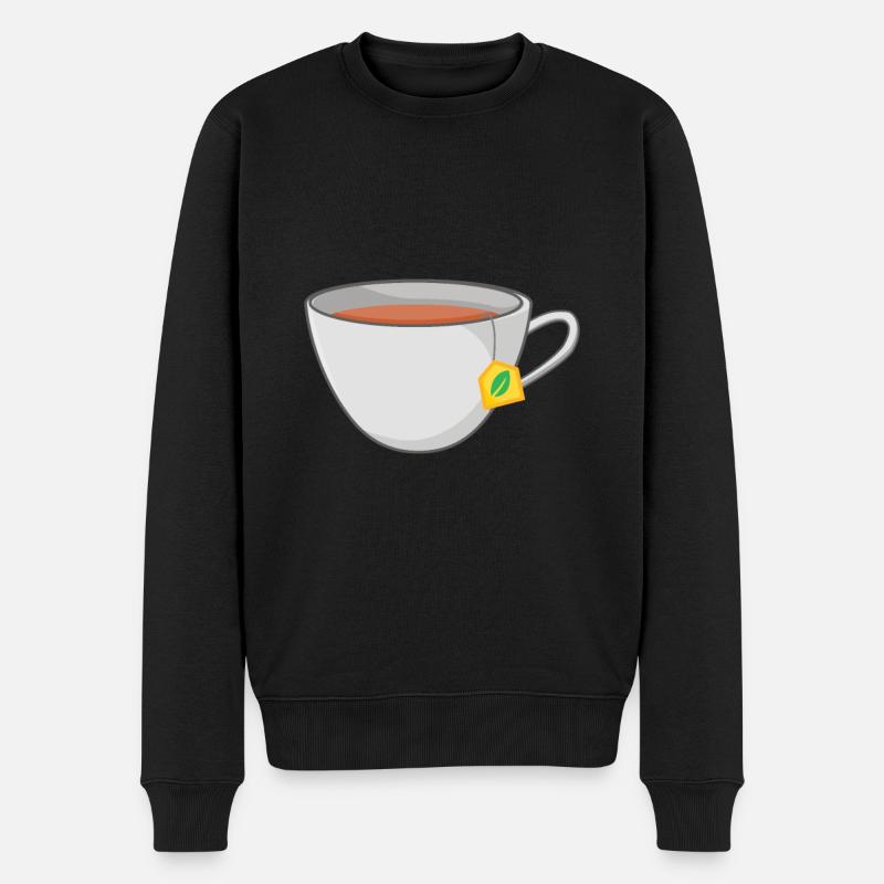 thé - Pull Premium bio Homme - noir