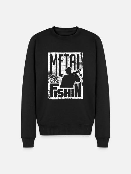 Metal detector treasure hunter - Men's Premium Organic Jumper - black