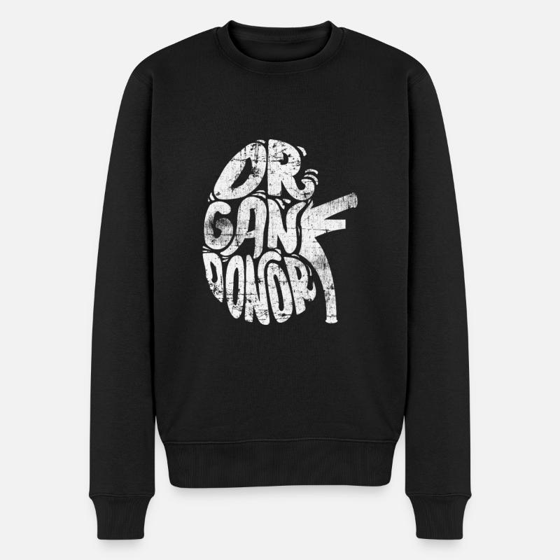 Donneur d'organes - Pull Premium bio Homme - noir