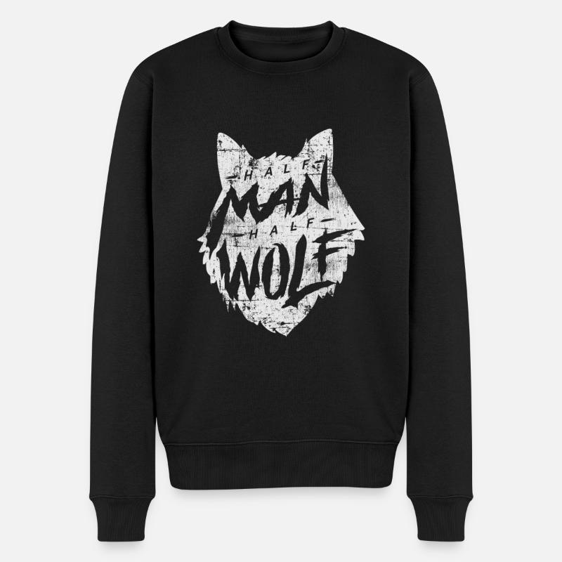 Loup - Pull Premium bio Homme - noir