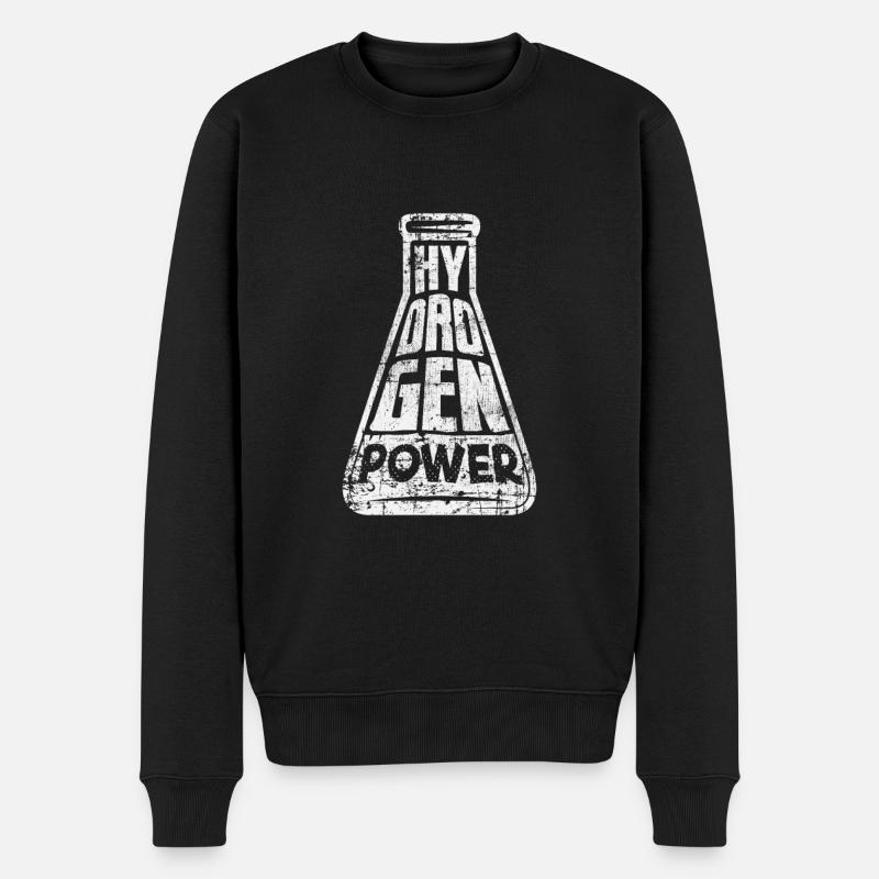 Énergie hydrogène - Pull Premium bio Homme - noir