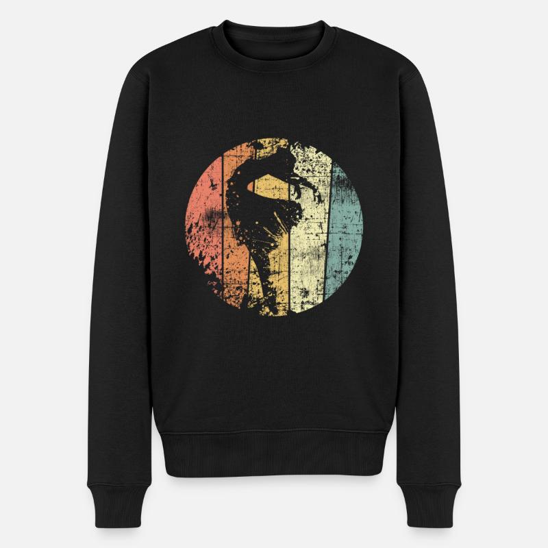 Danseur de ballet danse rétro - Pull Premium bio Homme - noir