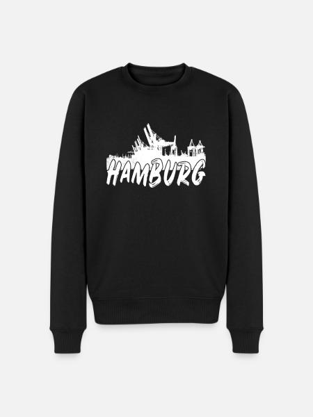 Port de Hambourg - Pull Premium bio Homme - noir