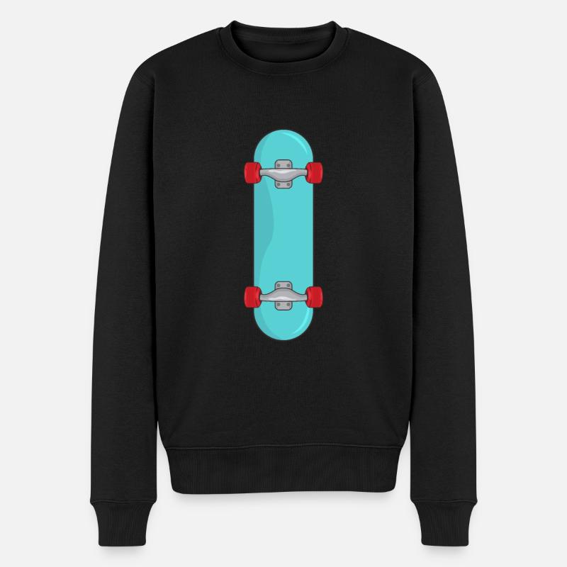 planche à roulette - Pull Premium bio Homme - noir