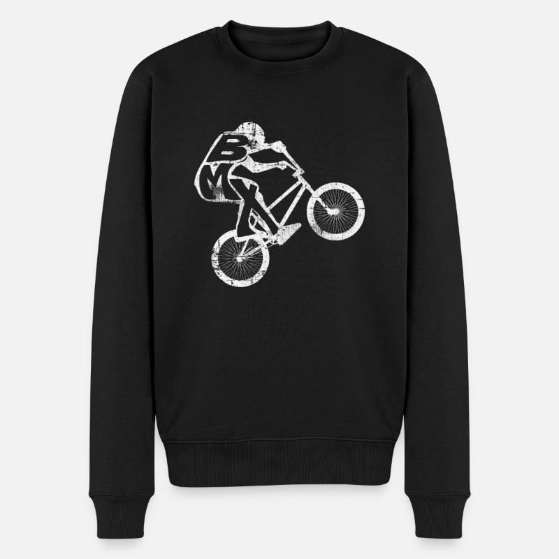BMX - Männer Premium Bio Pullover - Schwarz