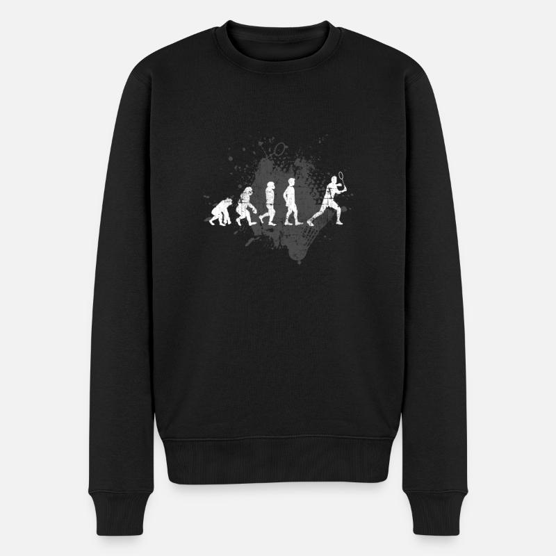 badminton - Pull Premium bio Homme - noir