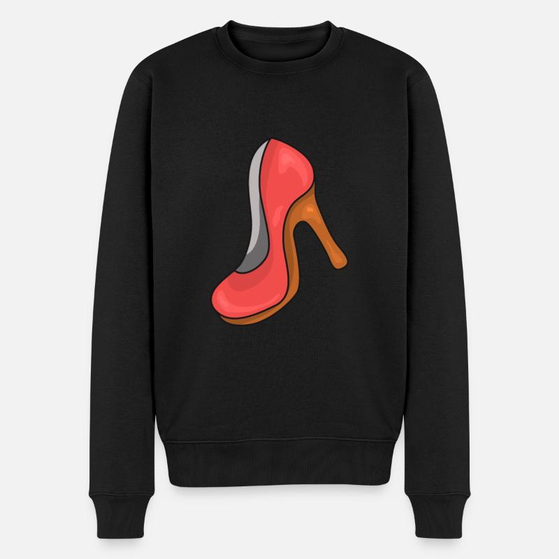 talons hauts - Pull Premium bio Homme - noir