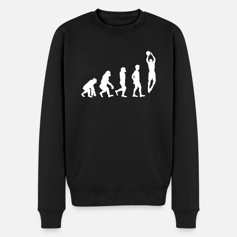 Basketball Evolution - Pull Premium bio Homme - noir