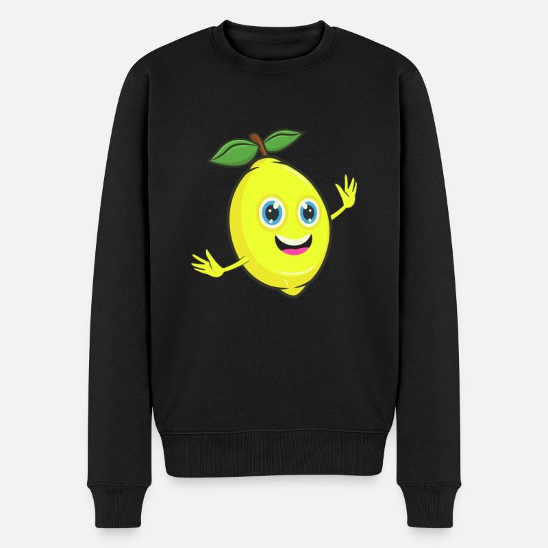 citron - Pull Premium bio Homme - noir