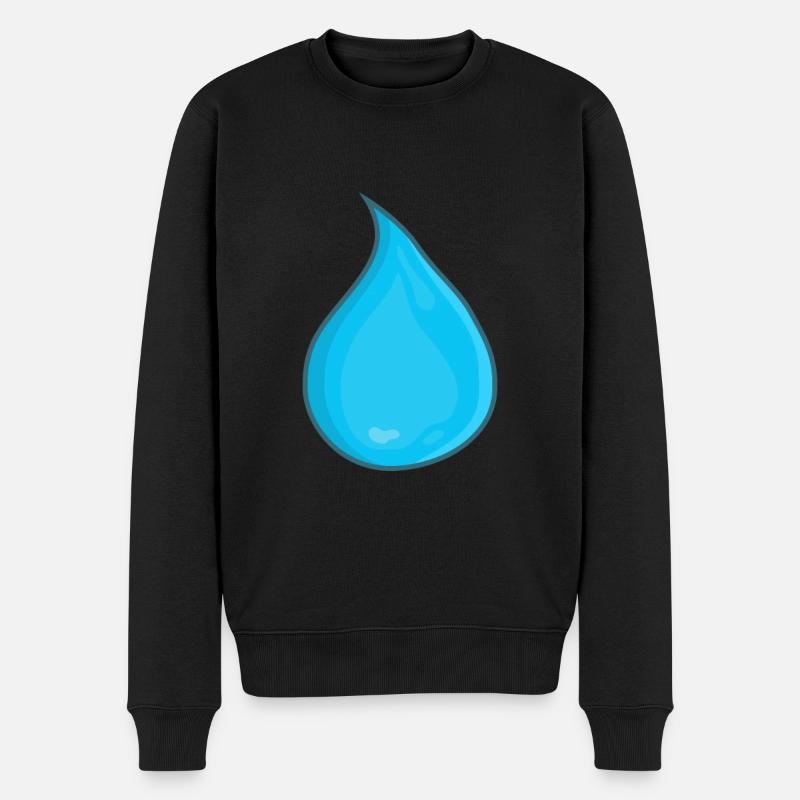 Goutte d'eau - Pull Premium bio Homme - noir