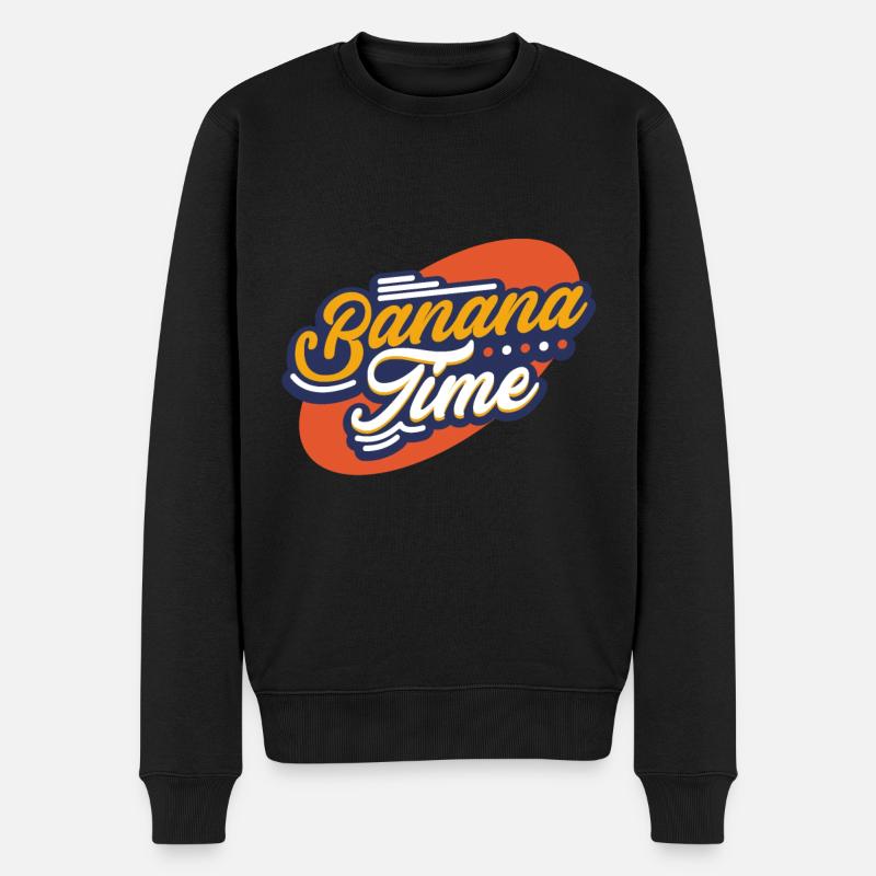 Banane - Pull Premium bio Homme - noir