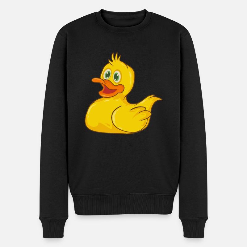 Canards de bain - Pull Premium bio Homme - noir