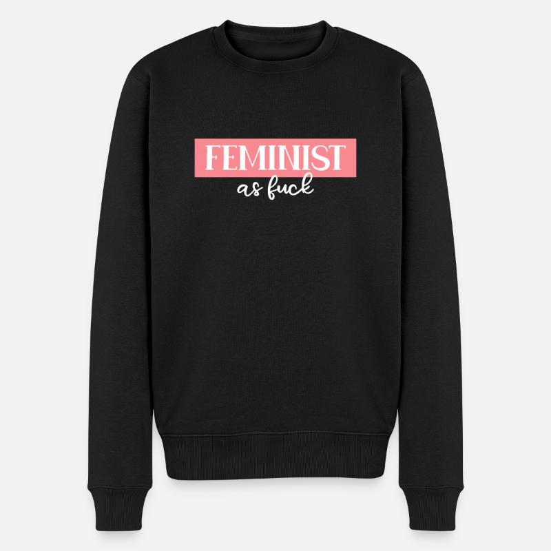 Féministe féministe - Pull Premium bio Homme - noir