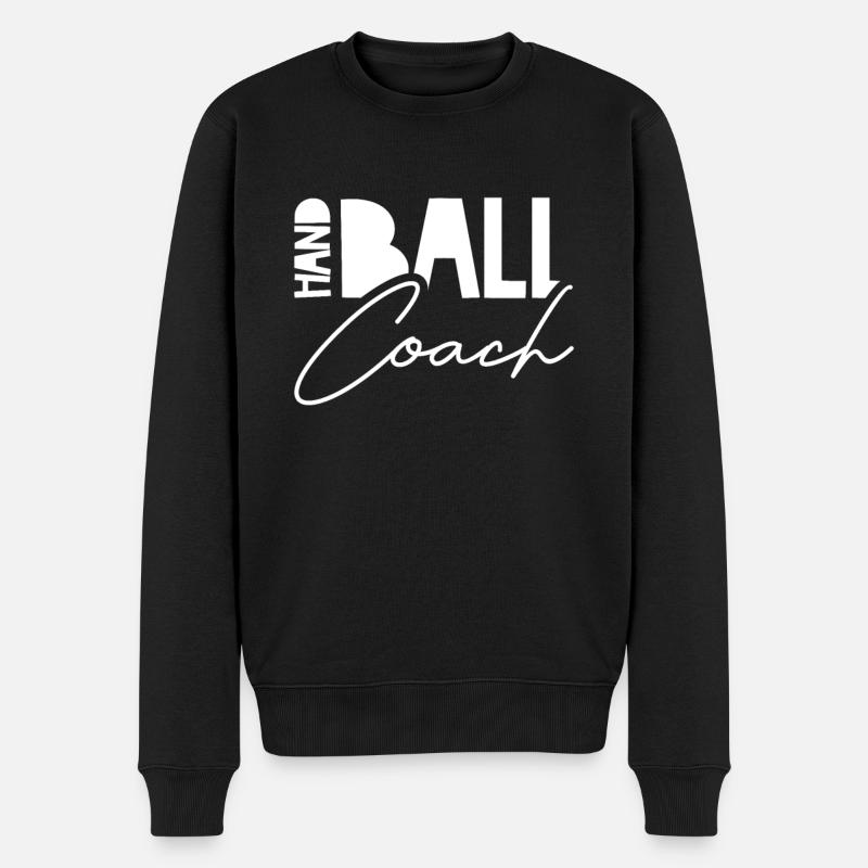 Handball Coach - Pull Premium bio Homme - noir