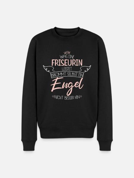 Friseurin - Männer Premium Bio Pullover - Schwarz