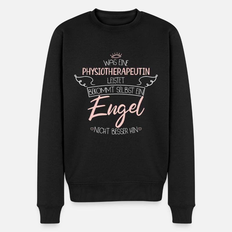 Physiotherapeutin - Männer Premium Bio Pullover - Schwarz